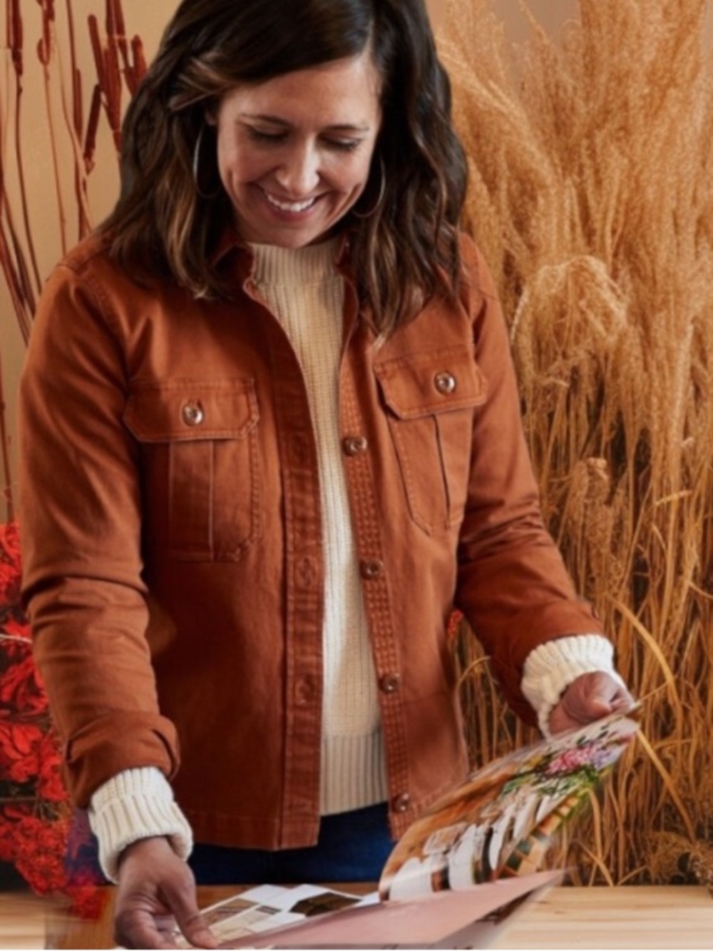 DULUTHFLEX FIRE HOSE LTD UNTUCKED OVERSHIRT IN CIDER LADIES SZ LARGE